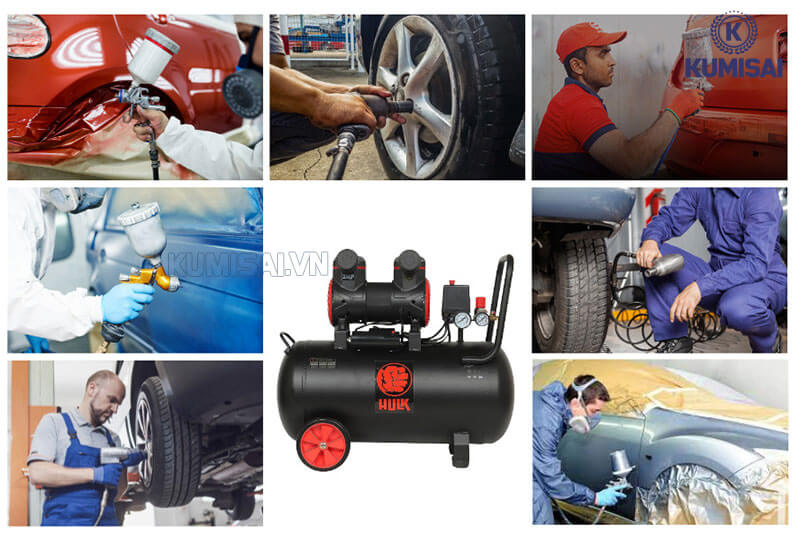 Máy nén khí 2HP đa năng, tính ứng dụng cao