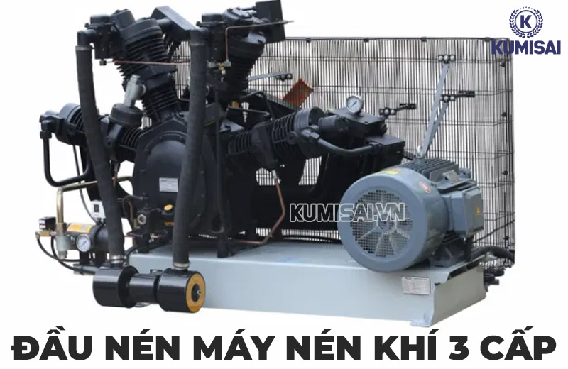Máy nén khí 3 cấp là gì? Sự khác biệt so với máy nén khí 2 cấp