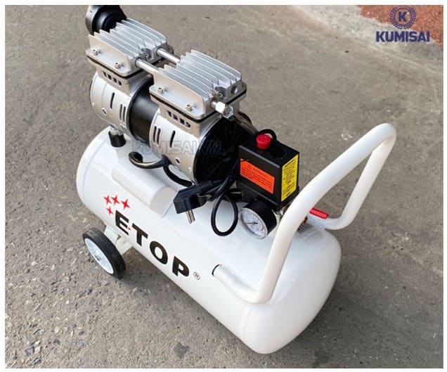 Máy nén khí không dầu 30L Etop