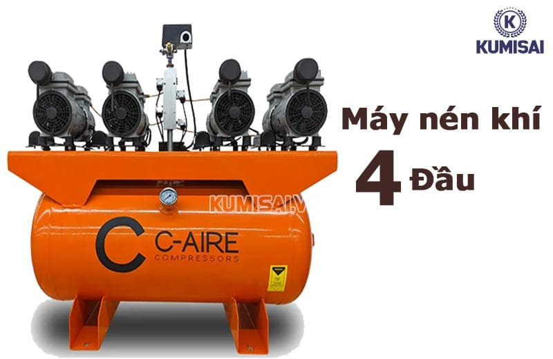 Máy nén khí 4 đầu: Chuyên dụng, Mạnh mẽ, Nén hơi nhanh