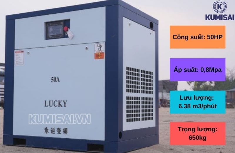 máy nén khí 50hp Lucky PM50A