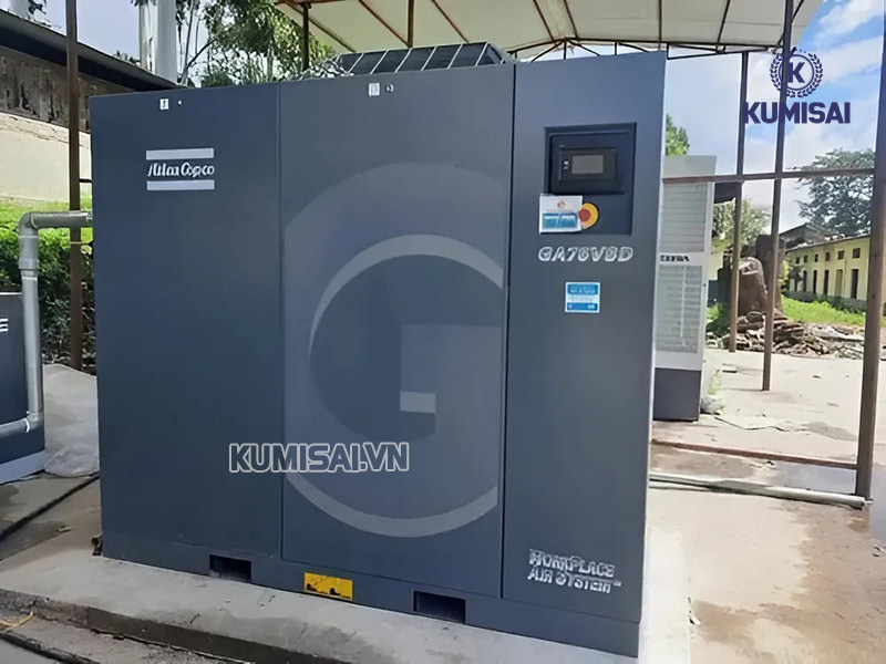 Atlas Copco  – Máy nén khí 55kw cao cấp của Thụy Điển