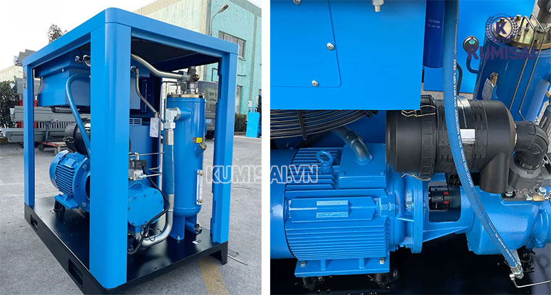 Máy nén khí 55kW được nhiều đơn vị sử dụng