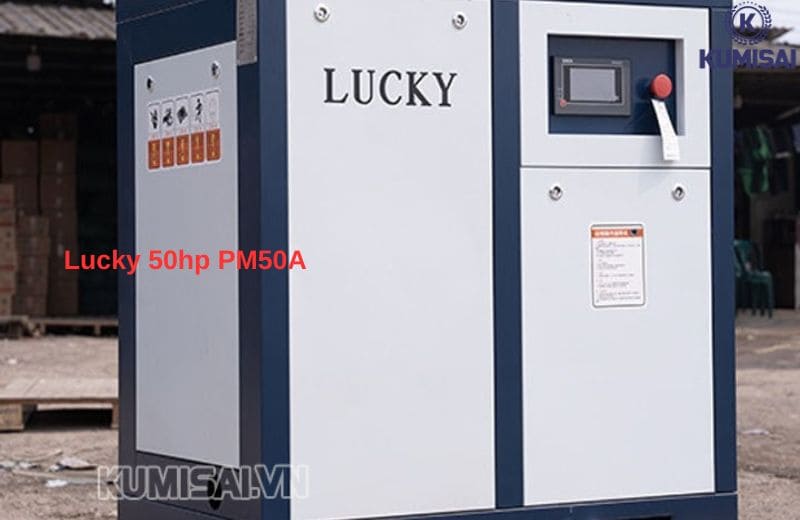 Máy nén khí trục vít 600m3/h Lucky 50hp PM50A