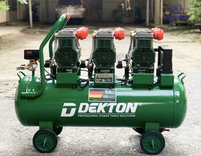 máy nén khí 6bar Dekton 100L