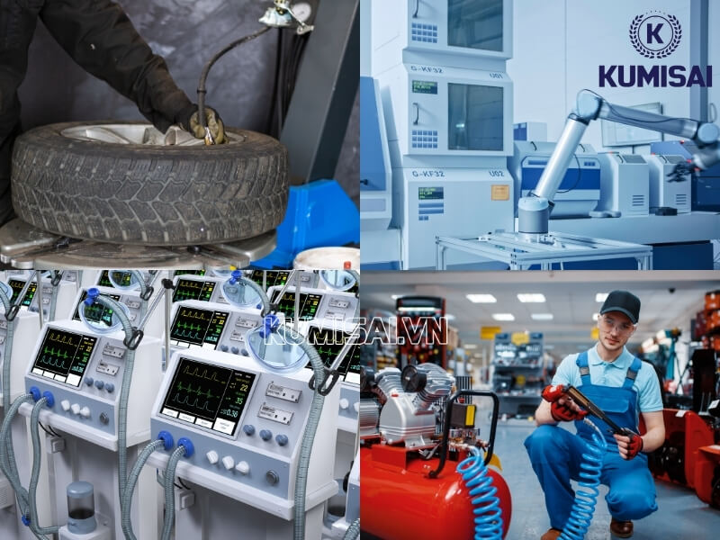 Ứng dụng của máy nén khí 7.5HP