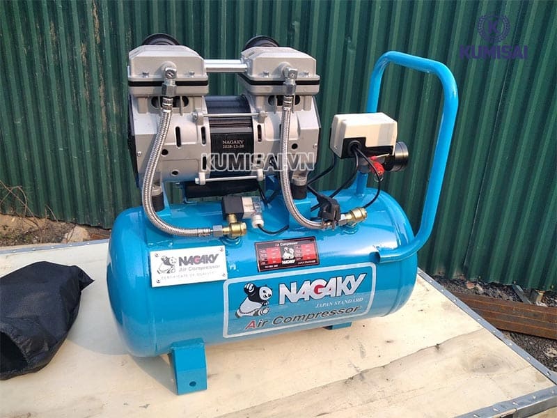 Máy nén khí không dầu 750W Nagaky