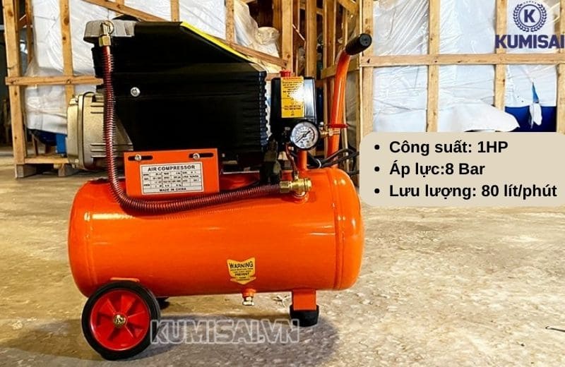 Máy bơm hơi mini có dầu Lucky 1HP 8L