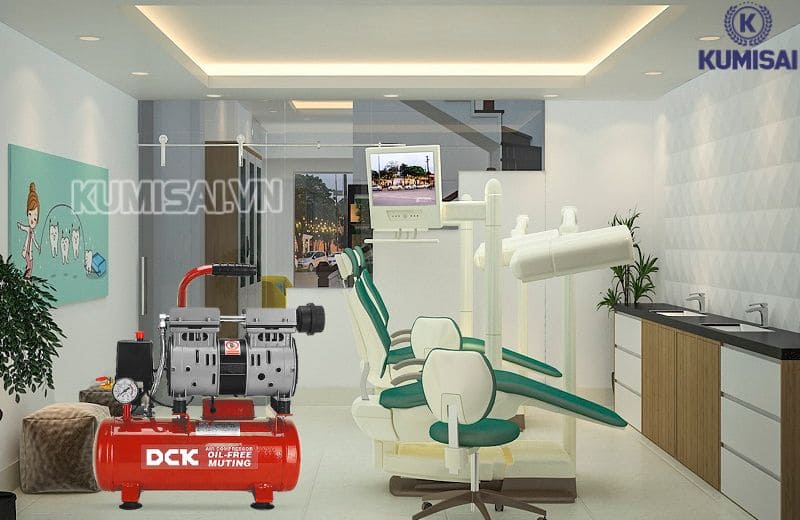 Máy nén khí không dầu 8L 550W KQE1608L