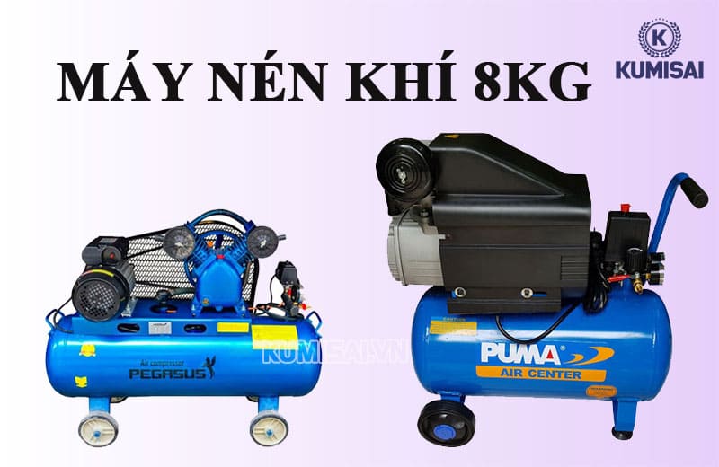 Chọn mua máy nén khí 8kg chính hãng, thương hiệu uy tín của Kumisai