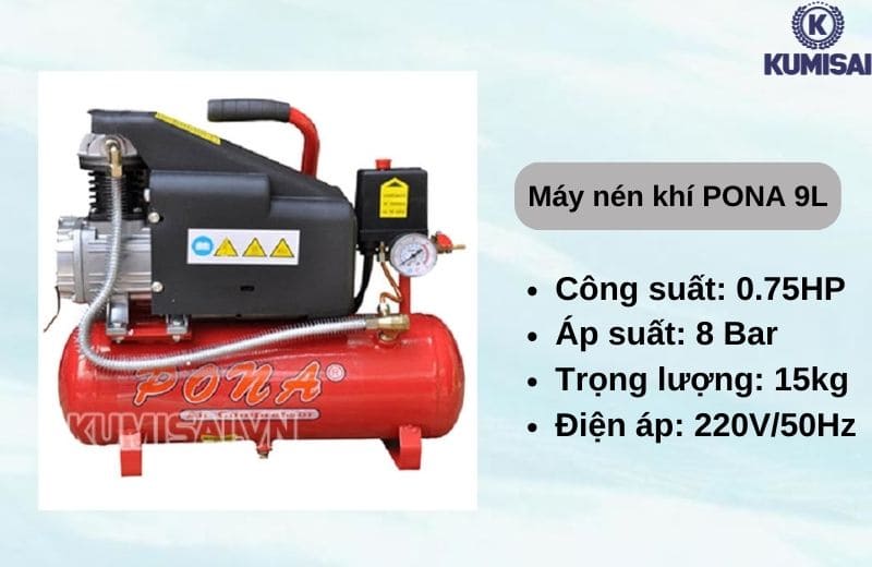 Máy nén khí PONA 9L