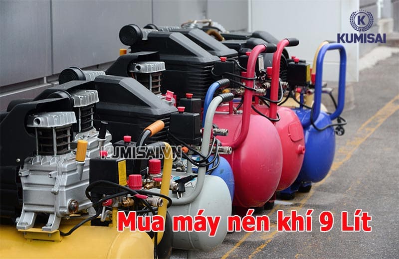 máy nén khí 9 lít chính hãng