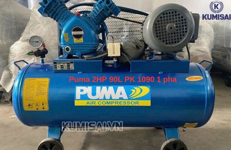 Máy nén khí 90 lít dây đai Puma 2HP 90L PK 1090 1 pha