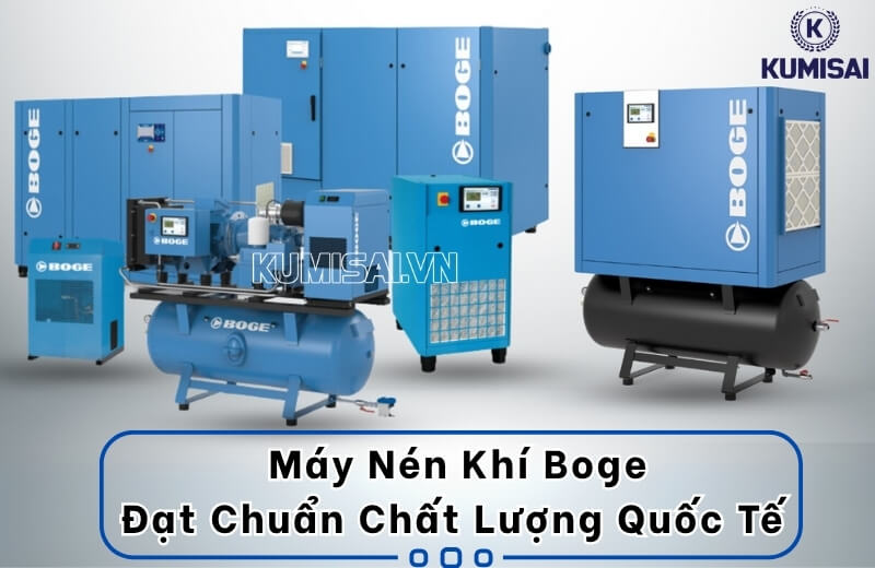 Tìm hiểu về thương hiệu máy nén khí Boge