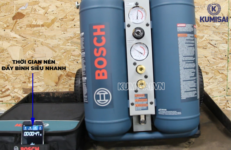 Model Bosch CET4-20 nén full bình chỉ mất 47s