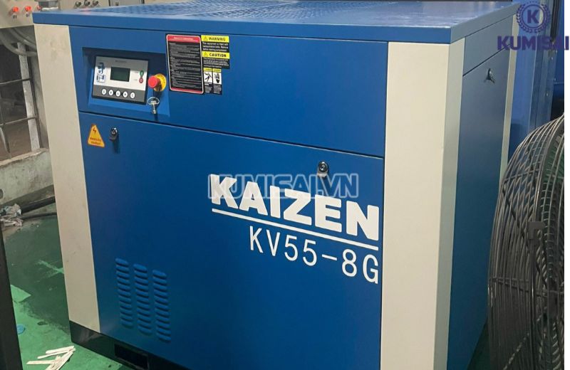 Máy nén khí trục vít 75HP 55kW Kaizen