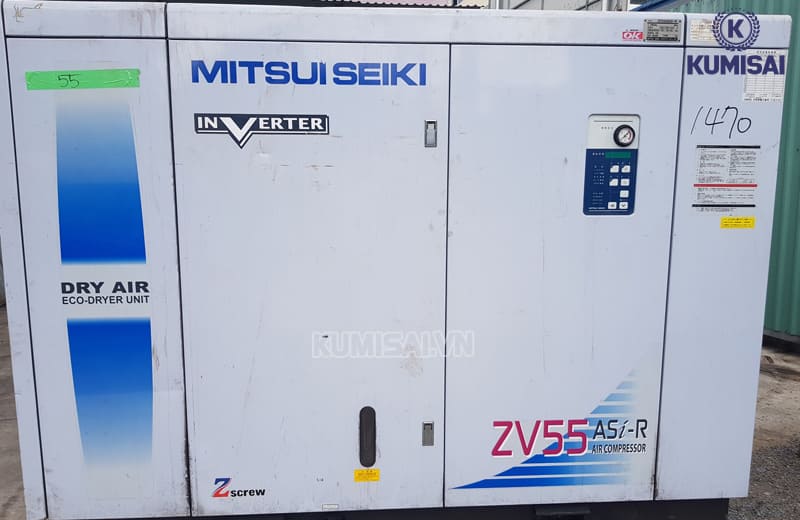 Máy nén khí trục vít công suất lớn Mitsuiseiki 55kW Máy nén khí trục vít công suất lớn Mitsuiseiki 55kW