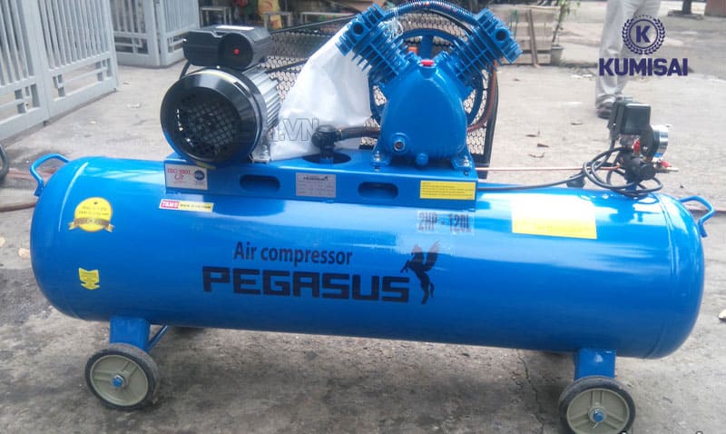Tìm hiểu về máy nén khí dây đai Pegasus TM-V-0.17/8-120L