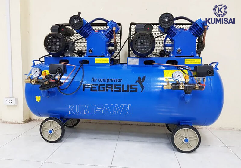 Tìm hiểu về máy nén khí piston Pegasus TM-V-0.25/12.5x2-230L