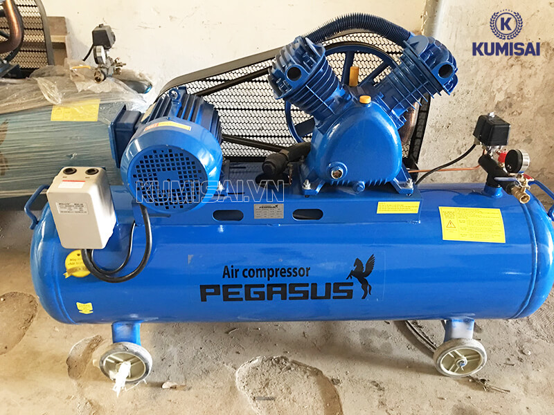 Tìm hiểu máy nén khí piston dây đai Pegasus TM-V-0.6/8-180L