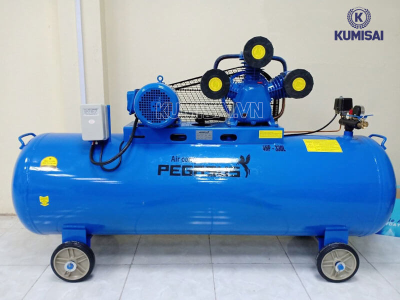 Tìm hiểu máy nén khí dây đai Pegasus TM-W-0.36/8-330L