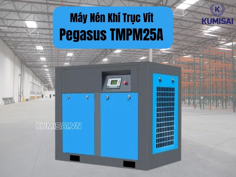 Tìm hiểu ưu điểm nổi bật của máy nén khí trục vít Pegasus TMPM25A