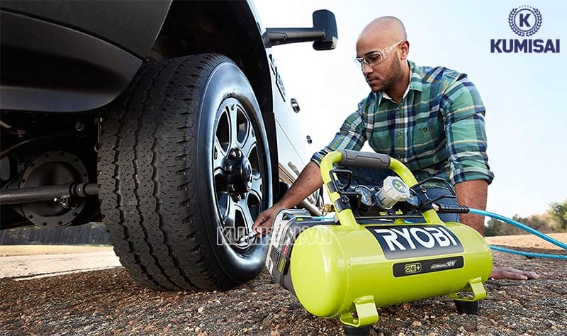 Nhiều tiêu chí để phân loại máy bơm hơi khí nén Ryobi