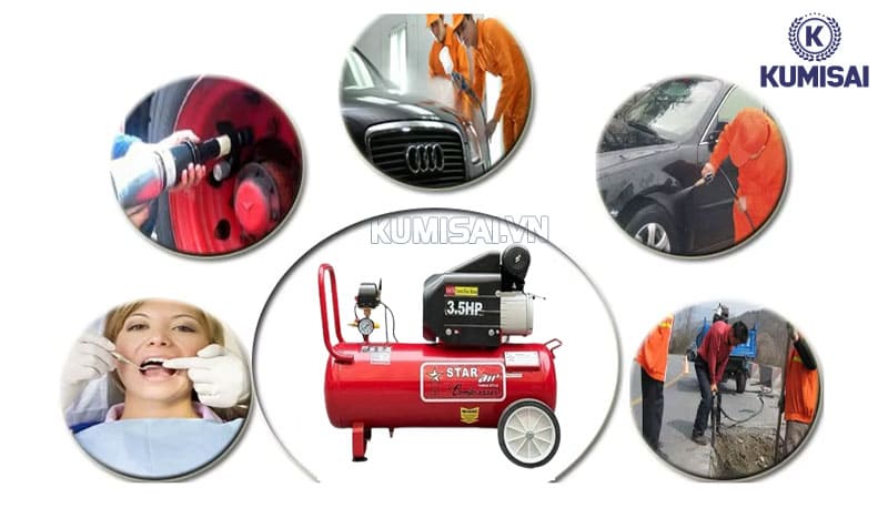 Máy nén khí Star đa năng, ứng dụng đa dạng 