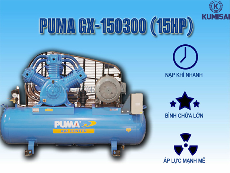 Máy nén khí chống ồn Puma GX-150300 (15HP)