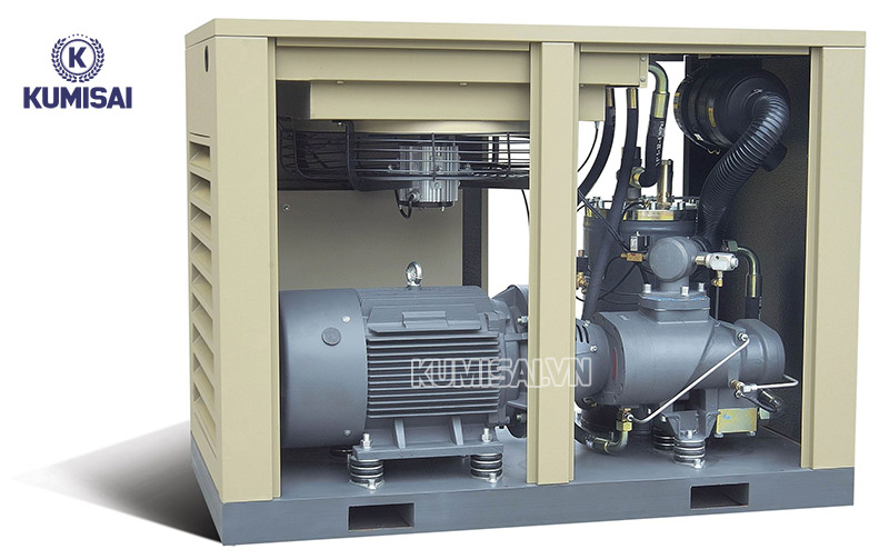 Máy nén trục vít thường sử dụng trong công nghiệp nặng