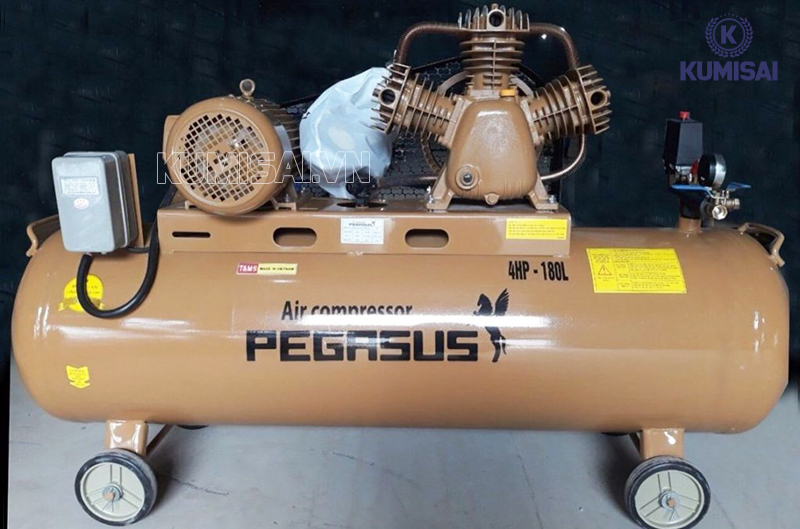 Máy nén khí dây đai Pegasus TM-W-0.36/12.5-180L