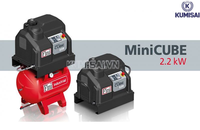 Máy nén khí trục vít Fini MiniCube: 3HP