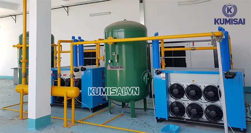 Máy nén khí Fusheng có dầu sử dụng lĩnh vực công nghiệp