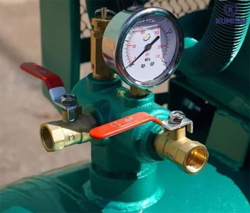 Đồng hồ đo áp của máy bơm hơi khí nén
