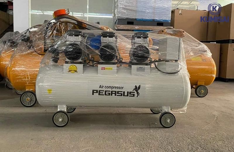 Máy nén khí không dầu, giảm âm Pegasus TM-OF1100x3-180L