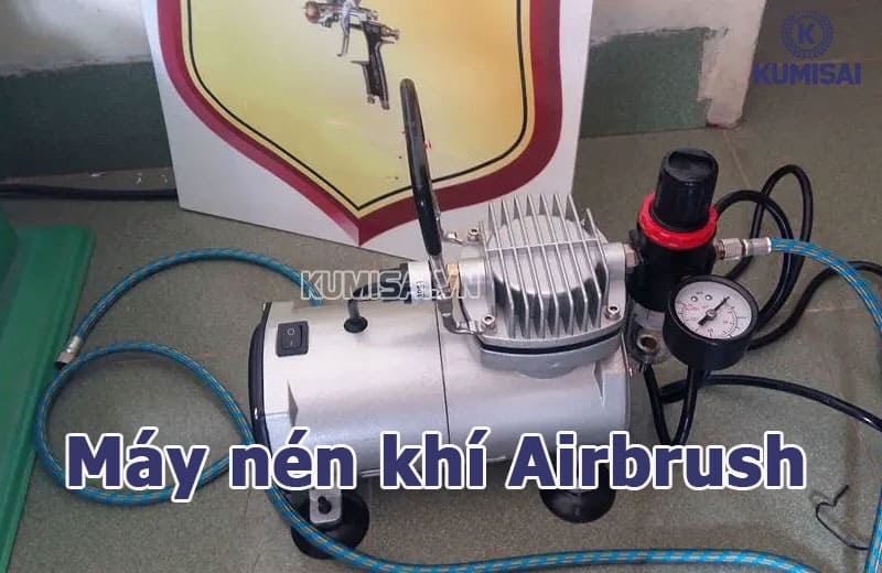 Máy nén khí mini Airbrush: Cấp hơi nhanh, Mạnh mẽ, Đa năng