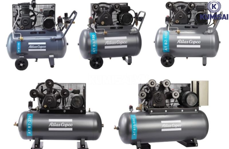 Máy nén khí piston Atlas Copco Máy nén khí piston Atlas Copco