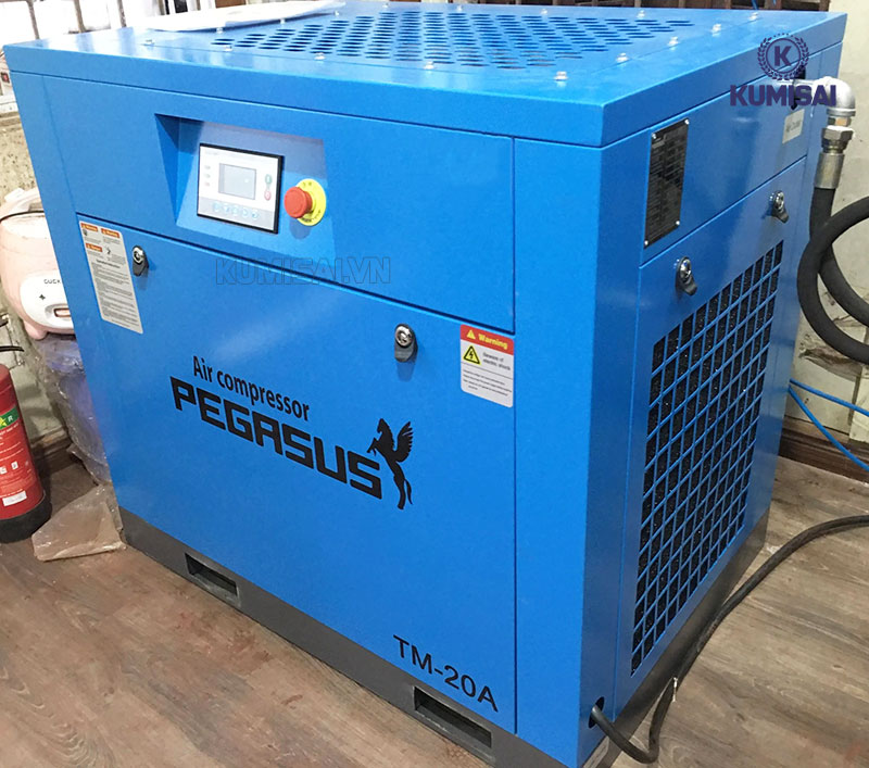 Tìm hiểu về máy nén khí trục vít Pegasus TMPM20A