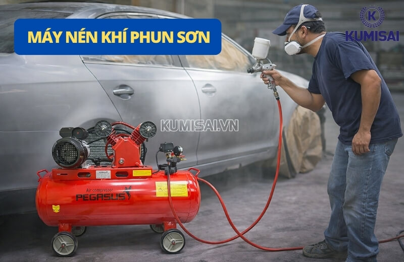 Tìm hiểu về các loại máy nén khí phun sơn