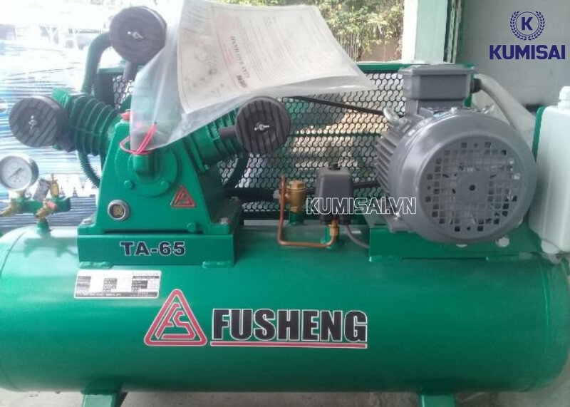Máy nén khí piston Fusheng TA-65 hoạt động êm ái