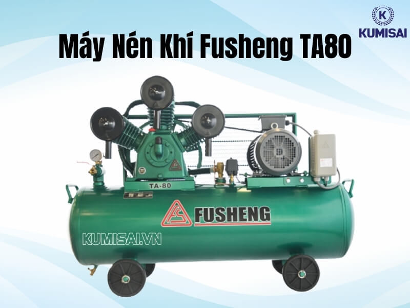 Tìm hiểu về máy nén khí piston Fusheng TA80
