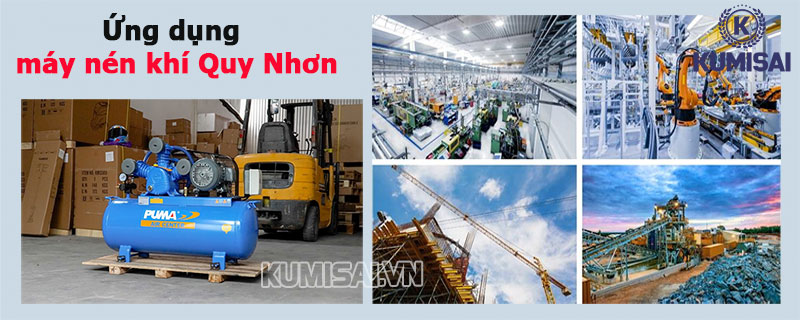 Máy nén khí tại Quy Nhơn được ứng dụng nhiều ngành nghề