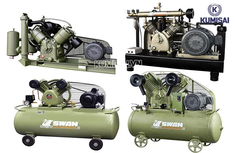 máy nén khí Swan đa dạng mã máy