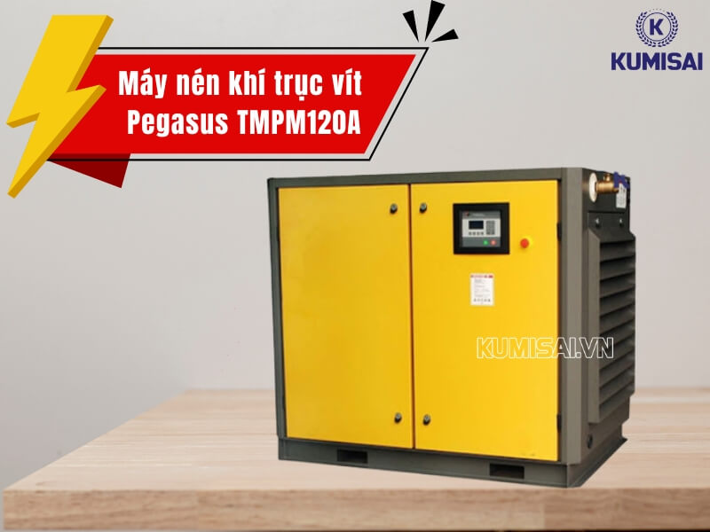 Tìm hiểu về máy nén khí trục vít Pegasus TMPM120A