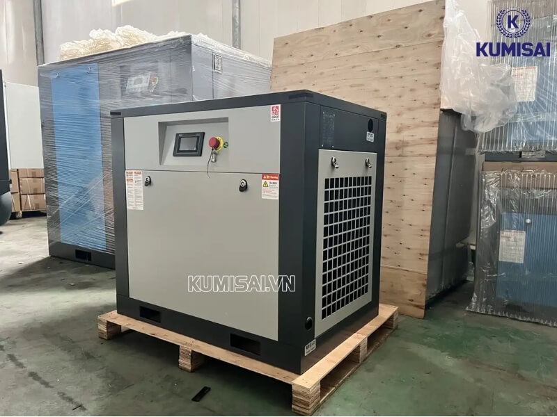Máy nén khí trục vít công suất cao, phù hợp cho nhà máy và khu công nghiệp lớn