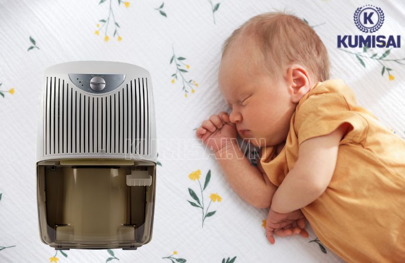 Máy phát ra âm thanh chỉ khoảng 45 dB, rất êm tai