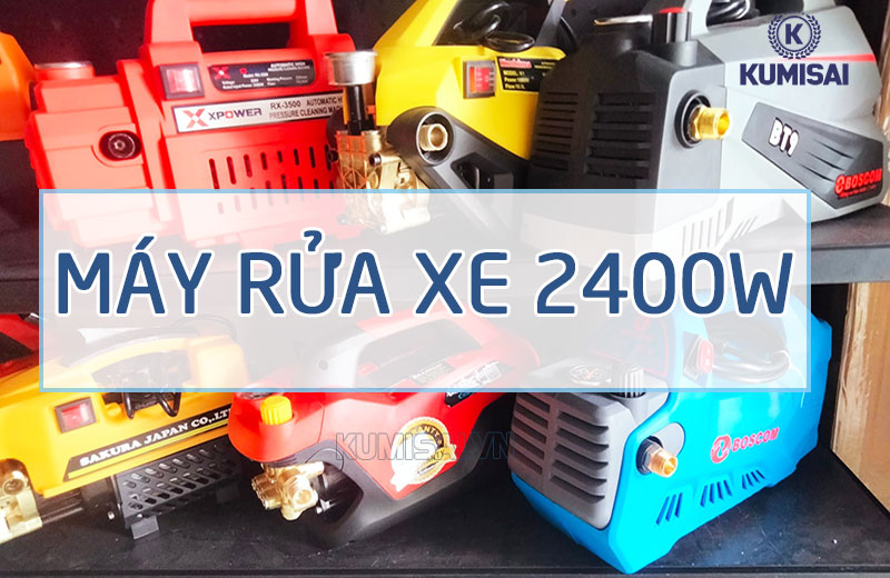 Tìm hiểu về dòng máy rửa xe 2400W