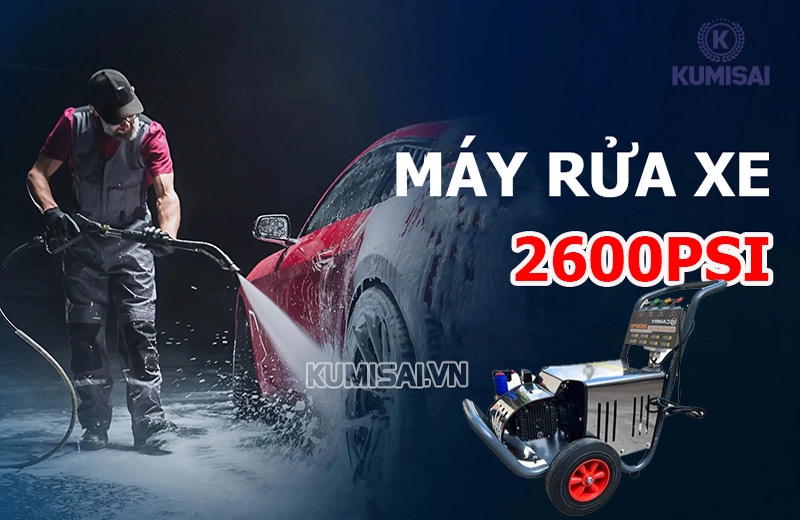 Top máy rửa xe 2600PSI đáng mua nhất 2025