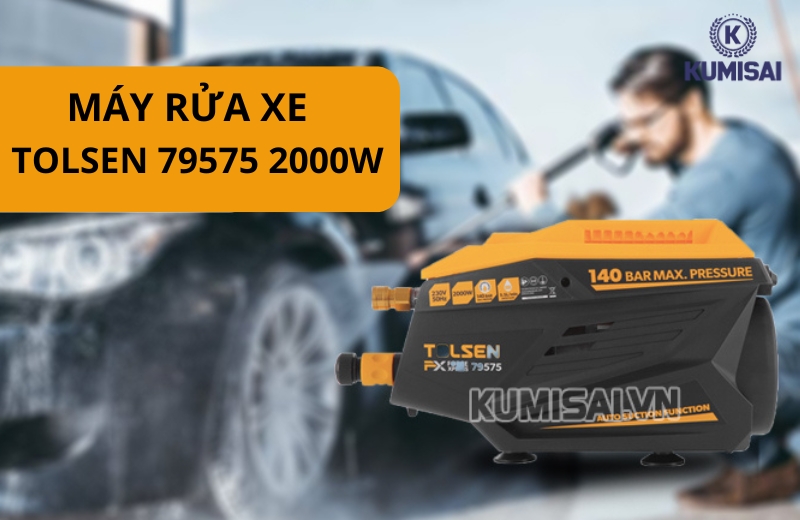 Máy rửa xe Tolsen 79575 2000W Máy rửa xe Tolsen 79575 2000W