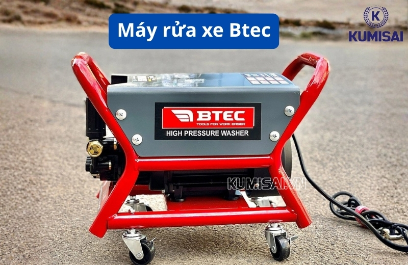 Máy rửa xe Btec - Lựa chọn của mọi gia đình Việt